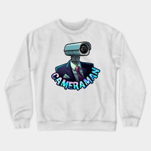 Cameraman of The alliance, skibidi toilet themed cameramen Crewneck Sweatshirt